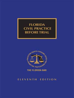 cover image of Florida Civil Practice Before Trial